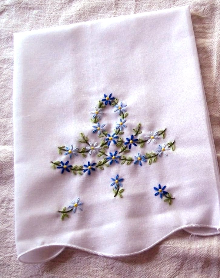Embroidery on Hand Towel