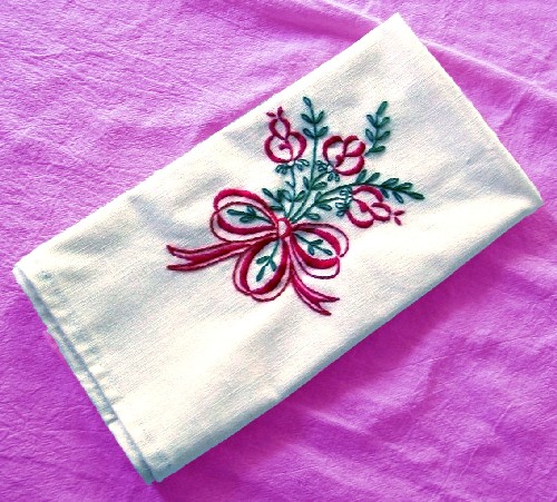 Hand Towel Embroidery Pattern